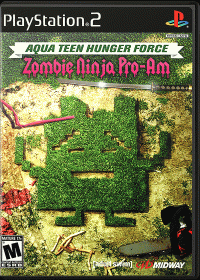 Aqua Teen Hunger Force Zombie Ninja Pro-Am Playstation 2 US box art
